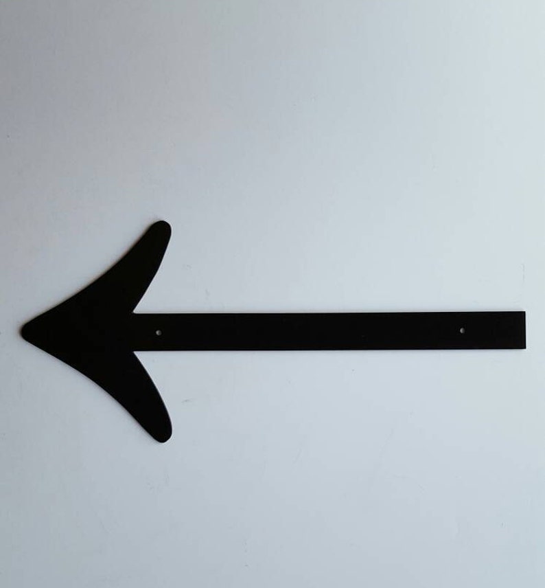 Arrow Metal Wall Home Decor. Painted Black. for Home or Etsy