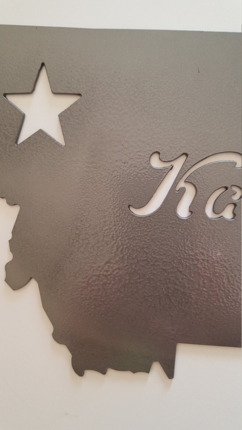 Montana. Metal Wall Art. Kalispell Montana. Metal Wall Decor. Etsy