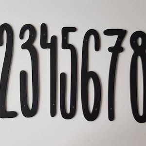 House Numbers. 8 Inch Minimalist Modern House Numbers and Letters. Address Numbers. Apartment Numbers. Room Numbers.