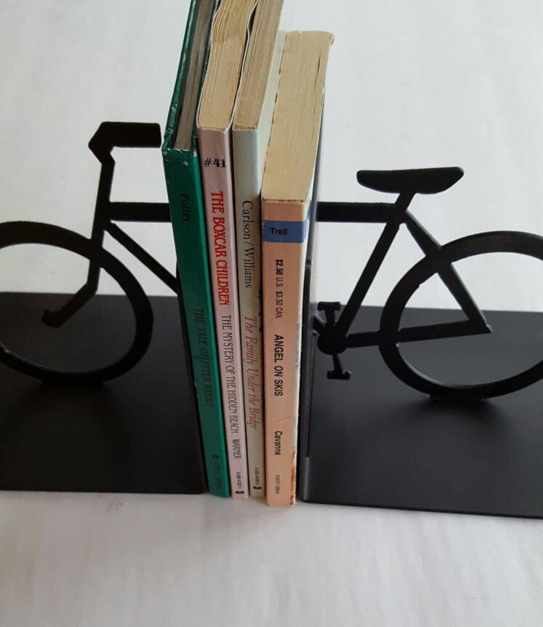 Bike Bookends. Metal Bike Bookends. Vintage Bike. Bicycle Etsy