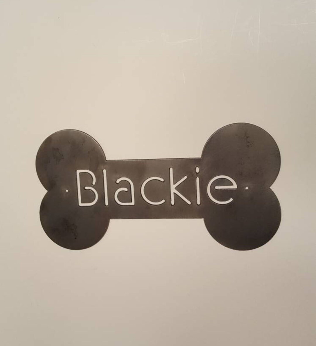 Dog Decor. Metal Wall Art. Custom Dog Bone. Custom Dog Name. Etsy