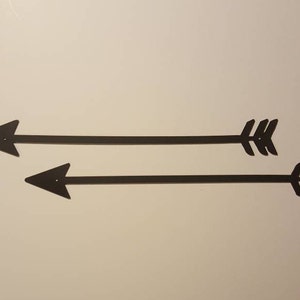 Arrows Decor. Metal Wall Art. Metal Arrows. Wall Decor. Arrows. Black Metal Arrows. Set of Two Arrows. Home Decor. Metal Decor.