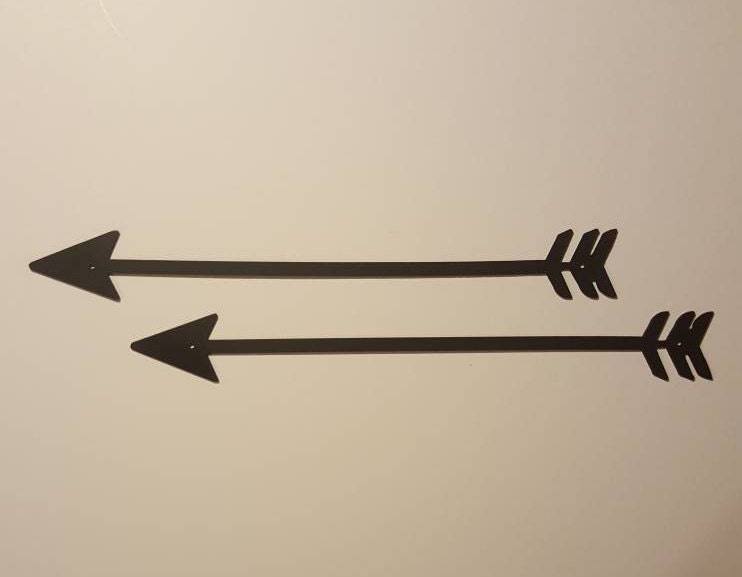 Metal Wall Art. Metal Arrows. Wall Decor. Arrows. Black Metal Etsy