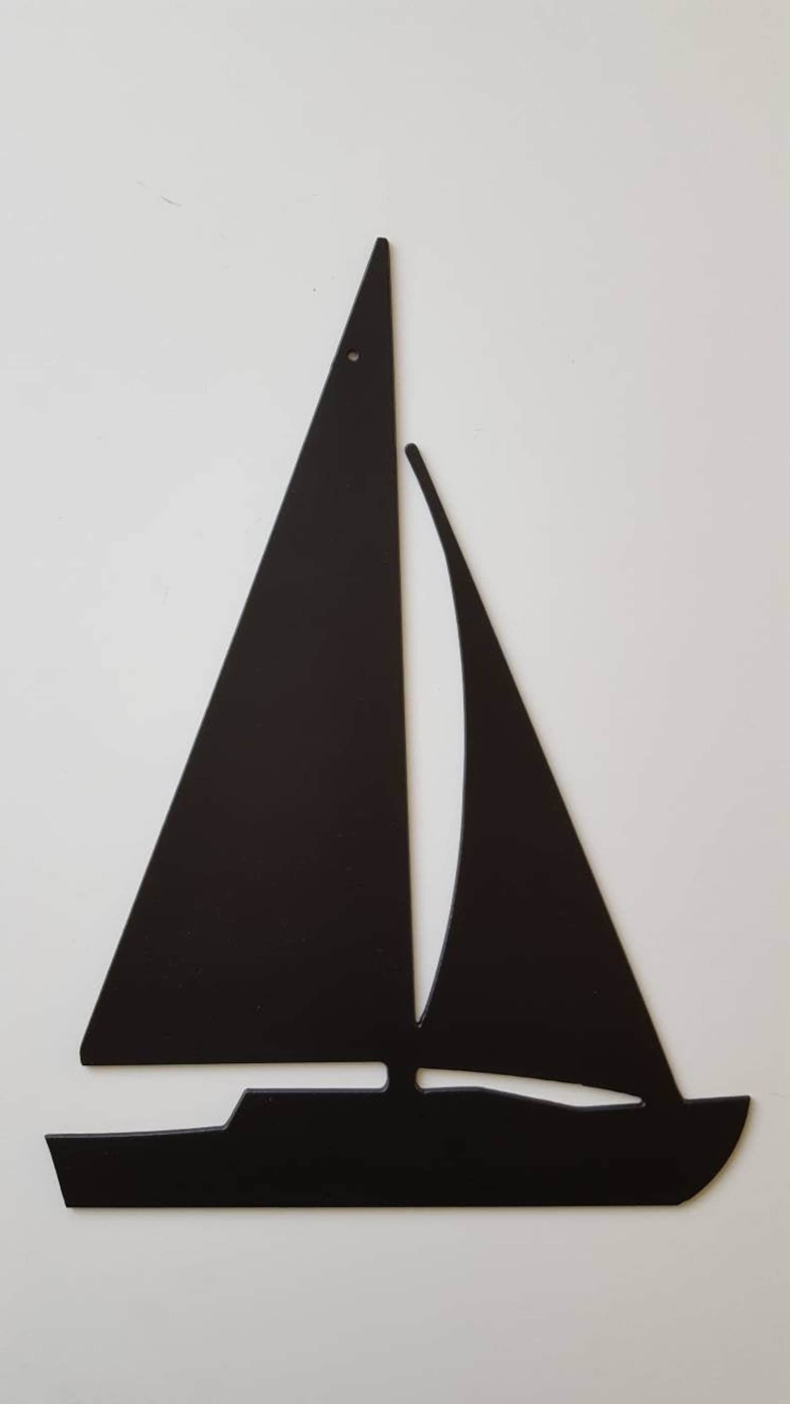 Sailboat. Metal Sailboat. Metal Wall Art. Outdoor Decor. Home Etsy