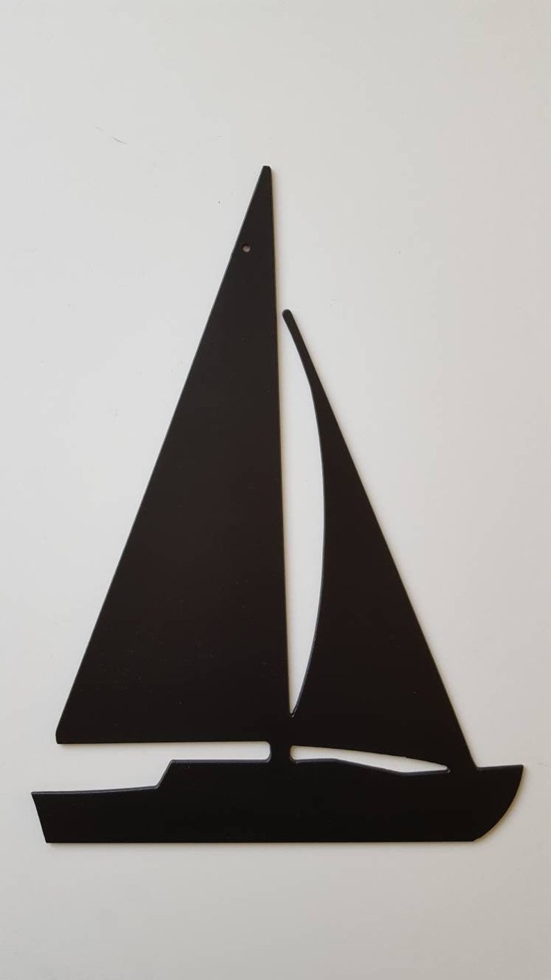 Sailboat. Metal Sailboat. Metal Wall Art. Outdoor Decor. Home Etsy