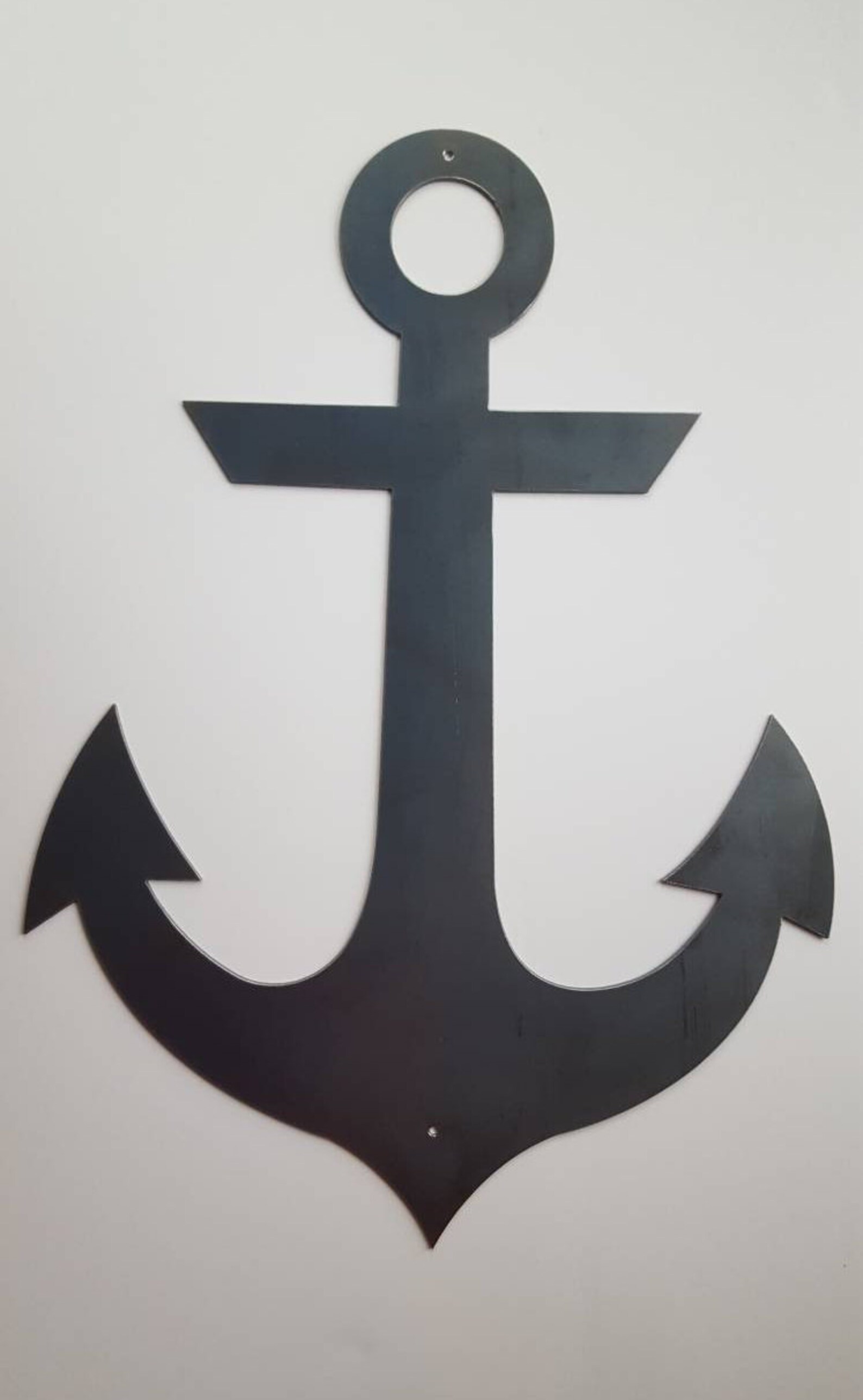 Metal Wall Art. Anchor Metal Decor. Metal Nautical Decor. Etsy