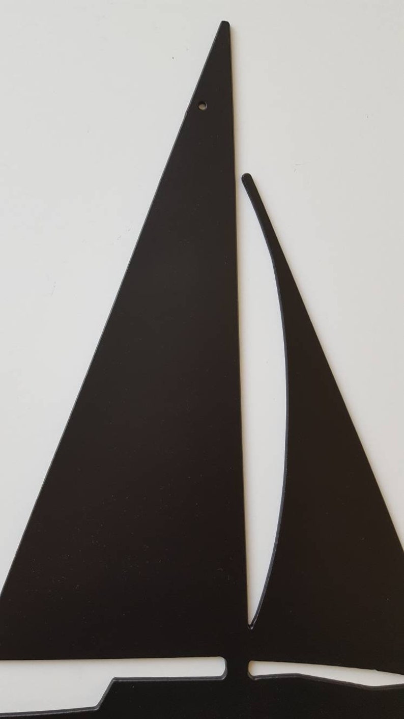 Sailboat. Metal Sailboat. Metal Wall Art. Outdoor Decor. Home Etsy