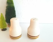 Vintage Mid Century Modern Ceramic Salt and Pepper Shakers