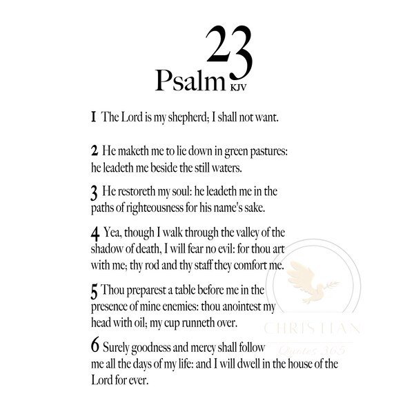 Psalms 23, Psalms 23 Digital, Psalms 23 Digital Download, Psalms 23 Instant Download, 23rd Psalms Digital Download, 23rd Psalms Digital