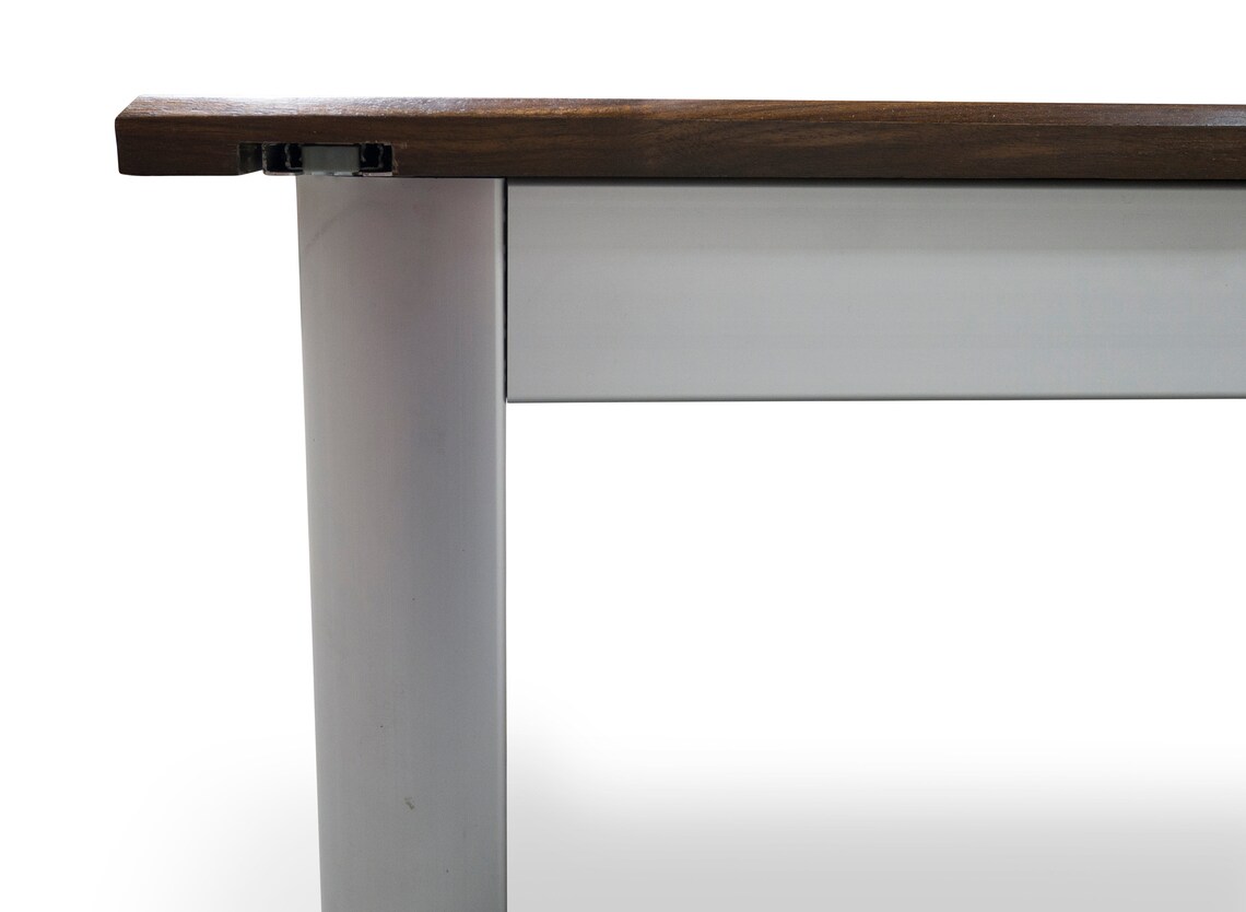 Concealment Coffee Table Sliding Top Sits on an Anodized Etsy Australia