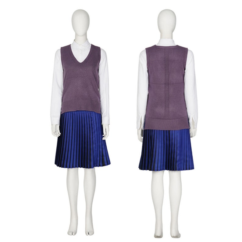 Purple NEVERMORE SCHOOL Uniform for Wednesday Addams. Made to Etsy