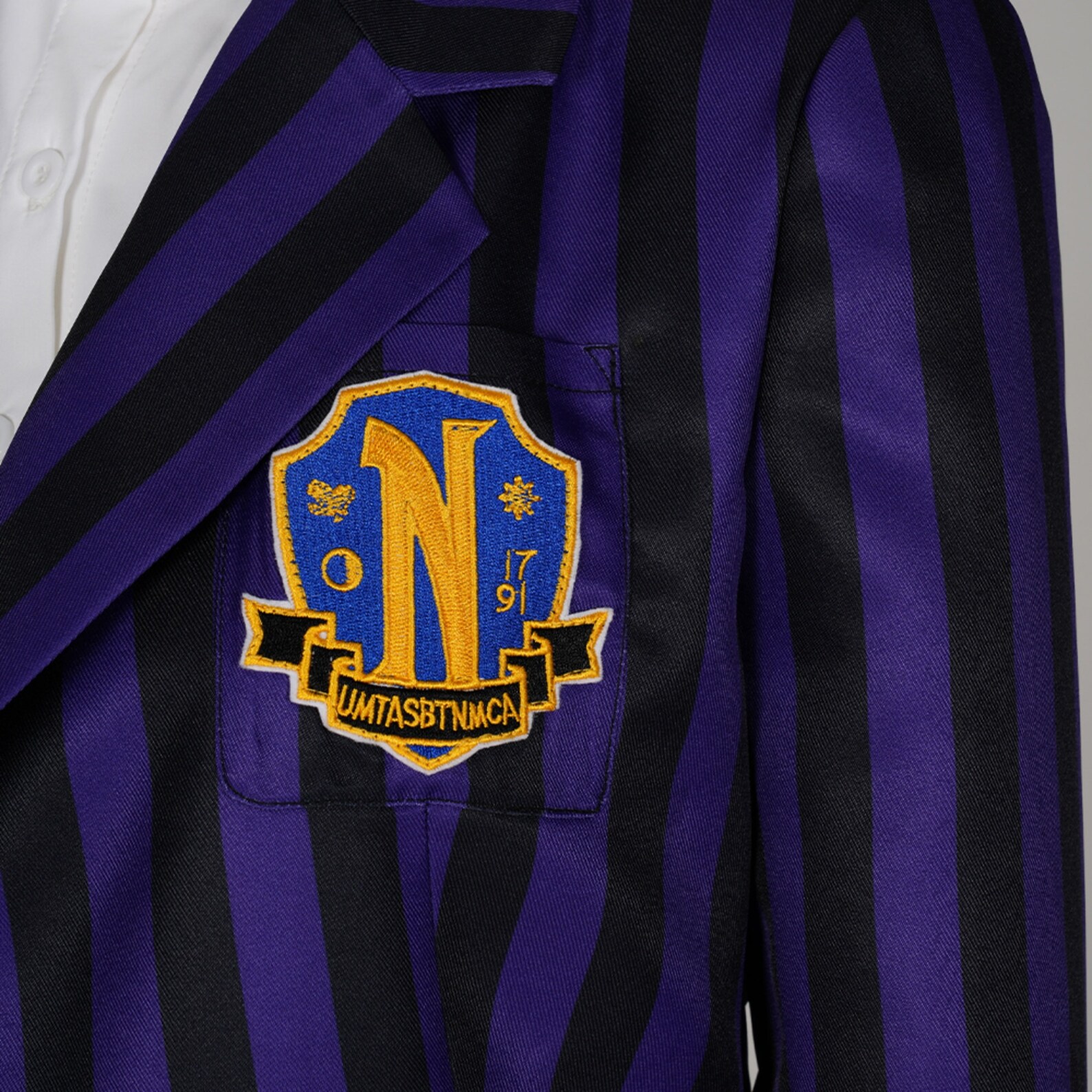 Purple NEVERMORE SCHOOL Uniform for Wednesday Addams. Made to Etsy