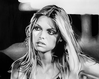 Original drawing of Michelle Pfeiffer