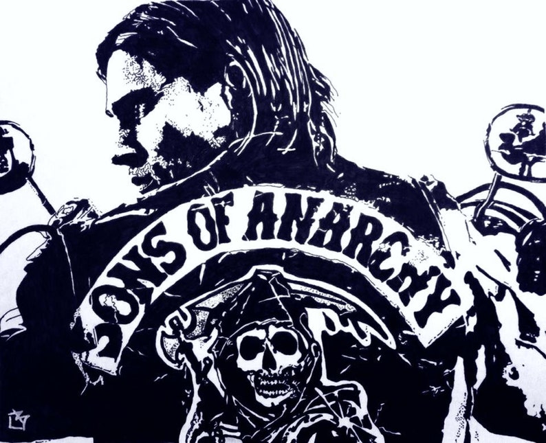 Original drawing of Sons of Anarchy image 1