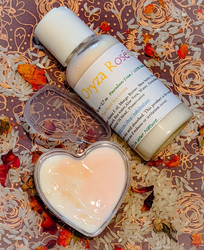 Oryza Rosée/ Rice Based Facial Moisturizer/ Paraben Free / Etsy