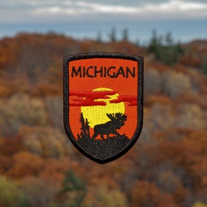 NEW! Michigan Vintage Style Patch.