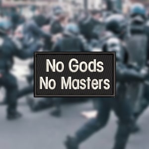 Nuovo! No Gods No Masters (bagliore al buio)