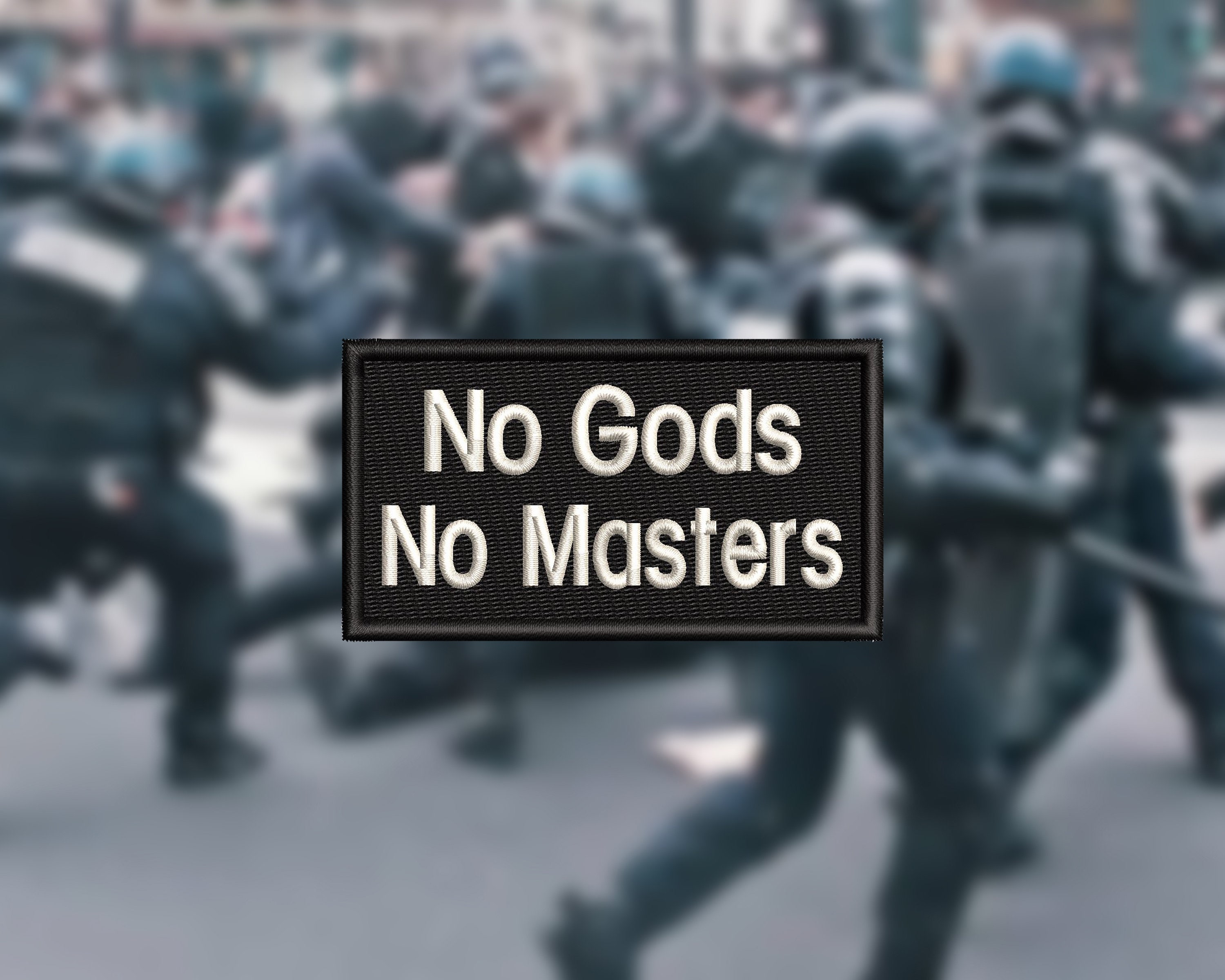 NEW! No Gods No Masters (glow in the dark)