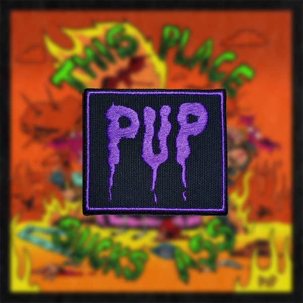 NEW! PUP Square Logo Patch
