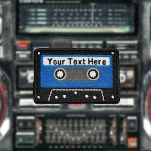 Customizable Cassette Tape Patch