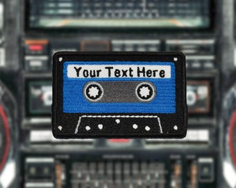 Customizable Cassette Tape Patch