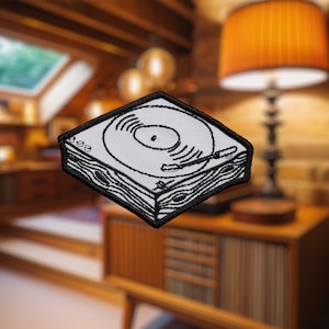 NOUVEAU ! Écusson pour tourne-disque