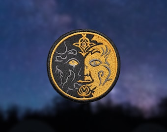 NEW! Half Dark Moon 3in (7.65cm) patch