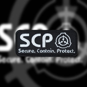 SCP foundation patch 3.25 inch (~7.9cm)