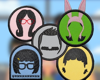 New B Burger Silhouette patches
