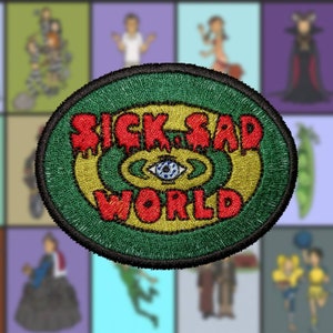 Daria &quot;Sick Sad World&quot; 3.5&quot; patch.