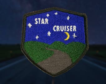 NEW! Star Cruiser Patch w/ glow in the dark stars and letters.