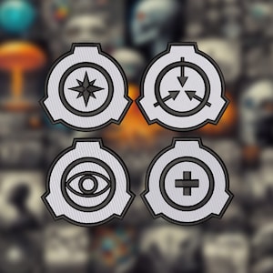 SCP foundation patches 3 inch (~7.62cm)