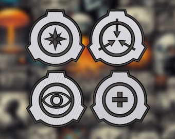 SCP foundation patches 3 inch (~7.62cm)