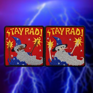 New! Stay Rad Wizard Patch!
