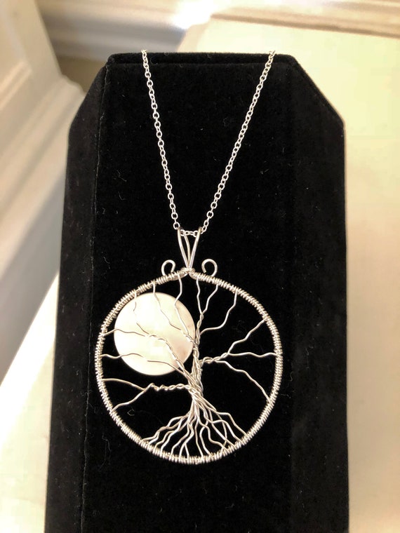 Complete kit to create a Sterling Silver Tree of Life with a rising moon