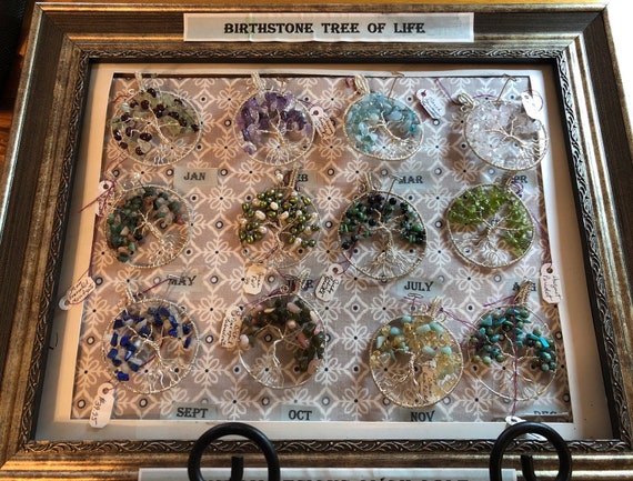 Birthstone Tree of Life Necklace.