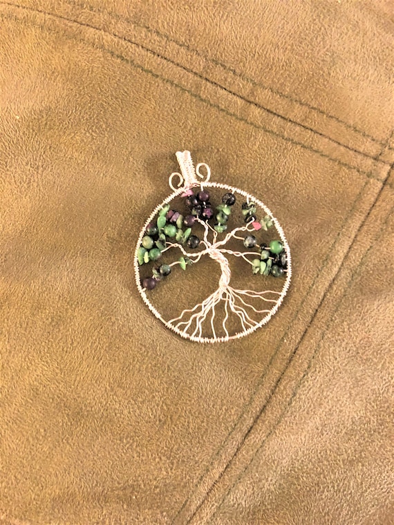Birthstone Tree of Life Pendants.   This Listing includes July, August, September, October, November and December,.