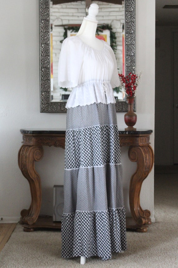 blue pattern maxi dress Women Citrus Citrus Shae Blue Maxi Dress Blue / XXL