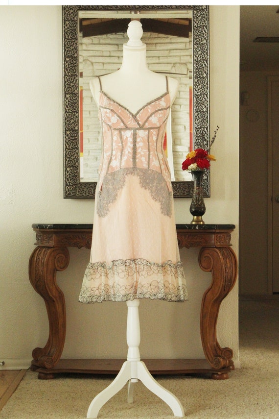 RARE Designer Byron Lars Beauty Mark Lingerie Dres