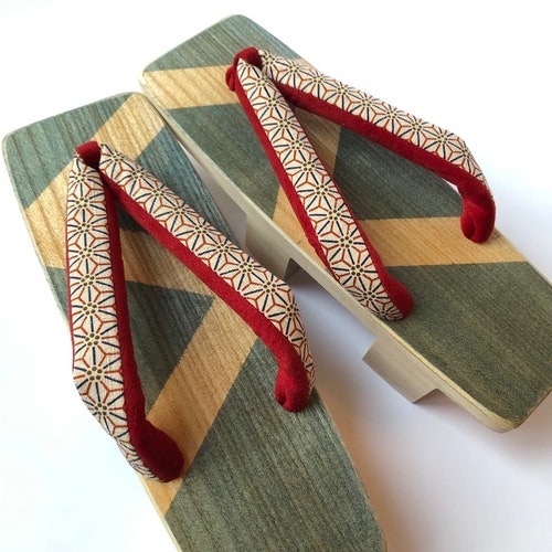 Japanese Modern Gata 下駄 Paulownia Wood Clogs / Geta Sandal / - Etsy