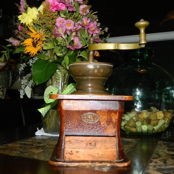 Antique Coffee Grinder Etsy