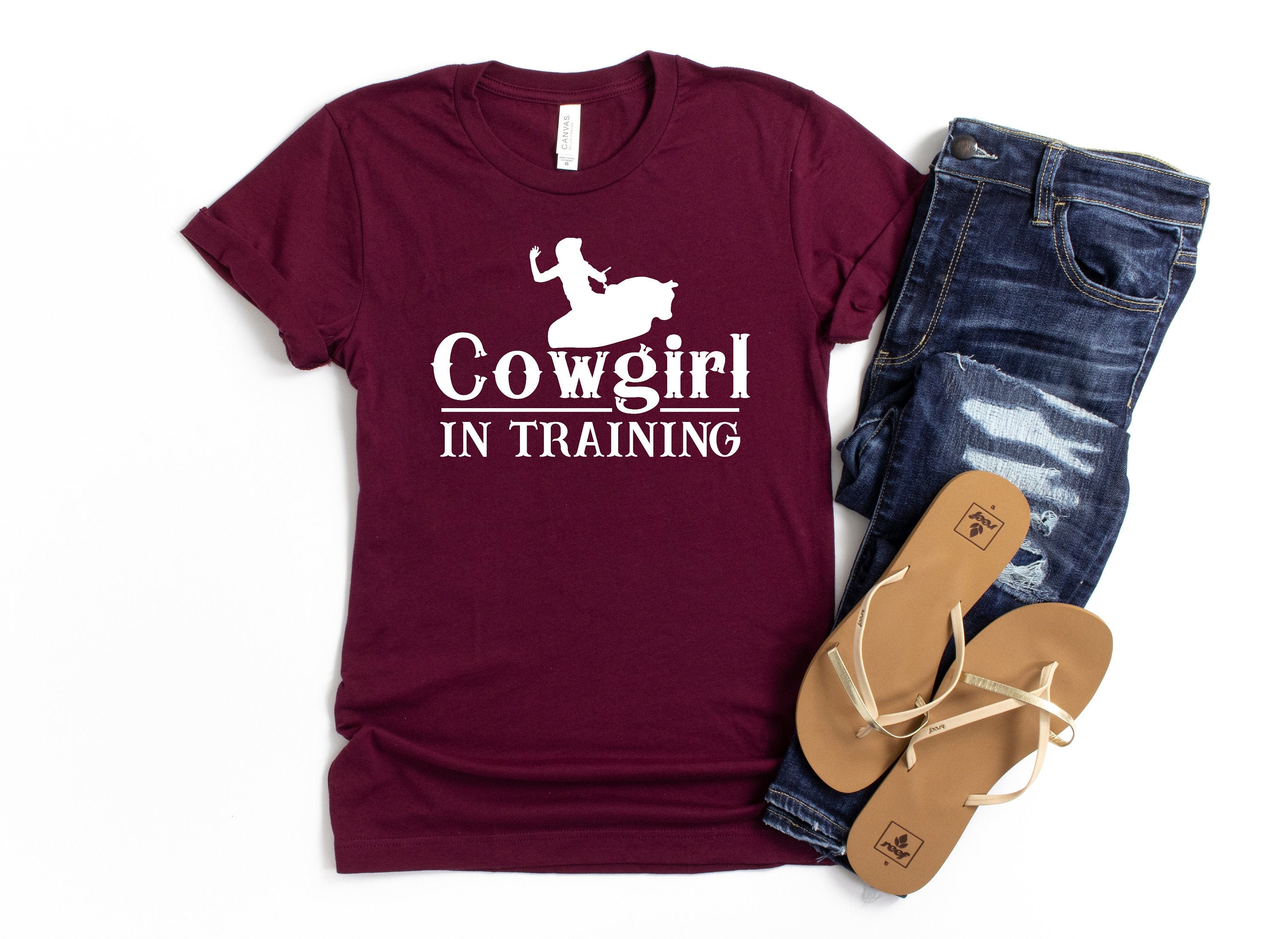 Cowgirl in Training Shirt Girls Rodeo Western TShirts Etsy