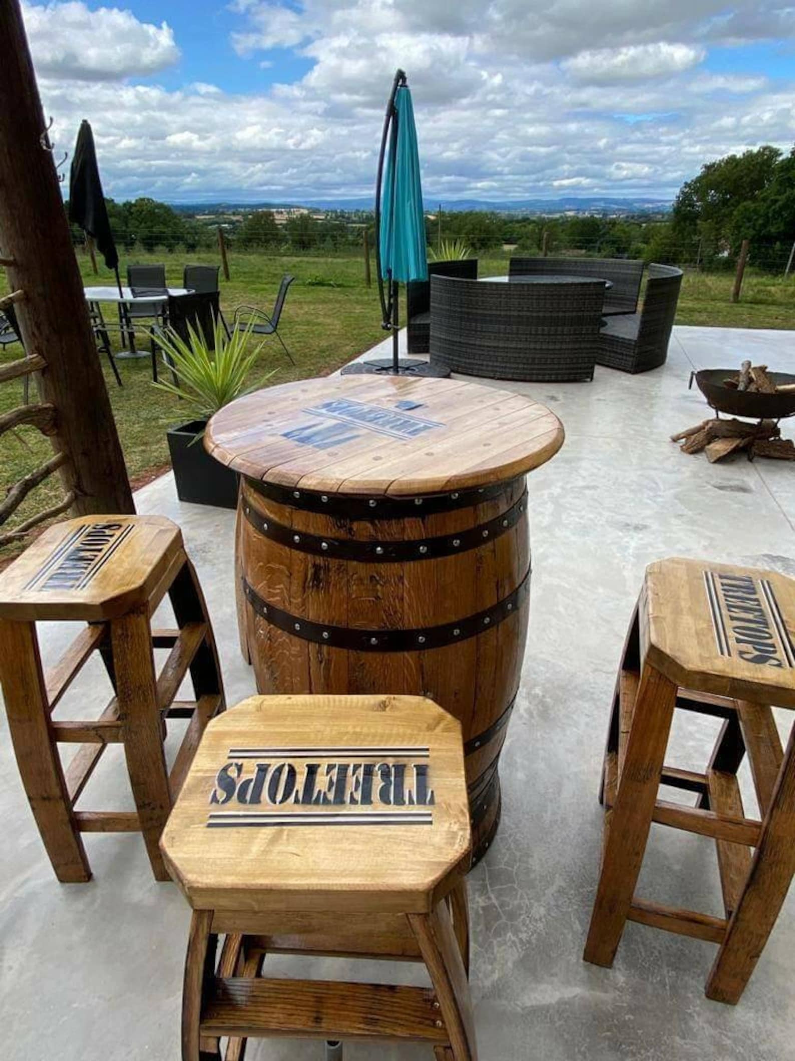 Bar stool set of 4/ Man Cave | Etsy