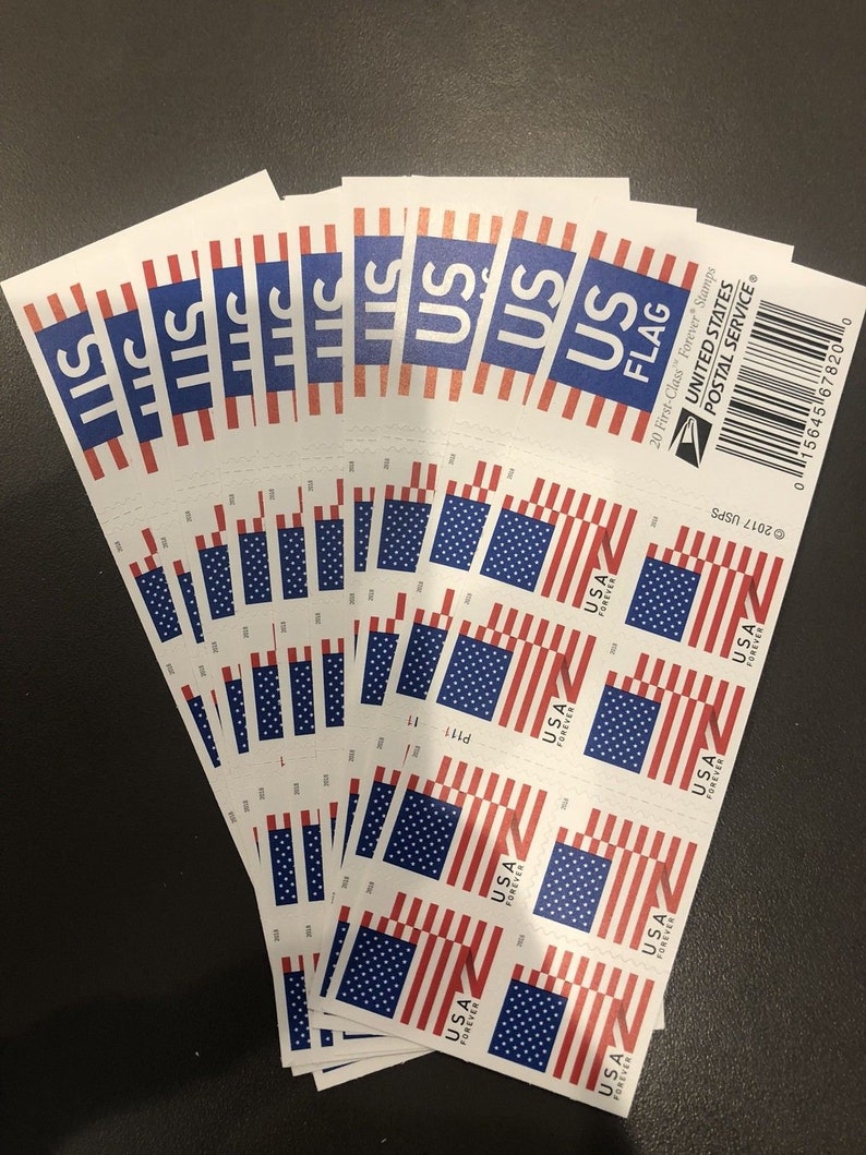 100 Brand New USPS Forever Stamps for First Class Mailing Etsy