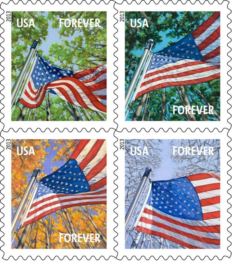 100 Brand New USPS Forever Stamps for First Class Mailing Etsy