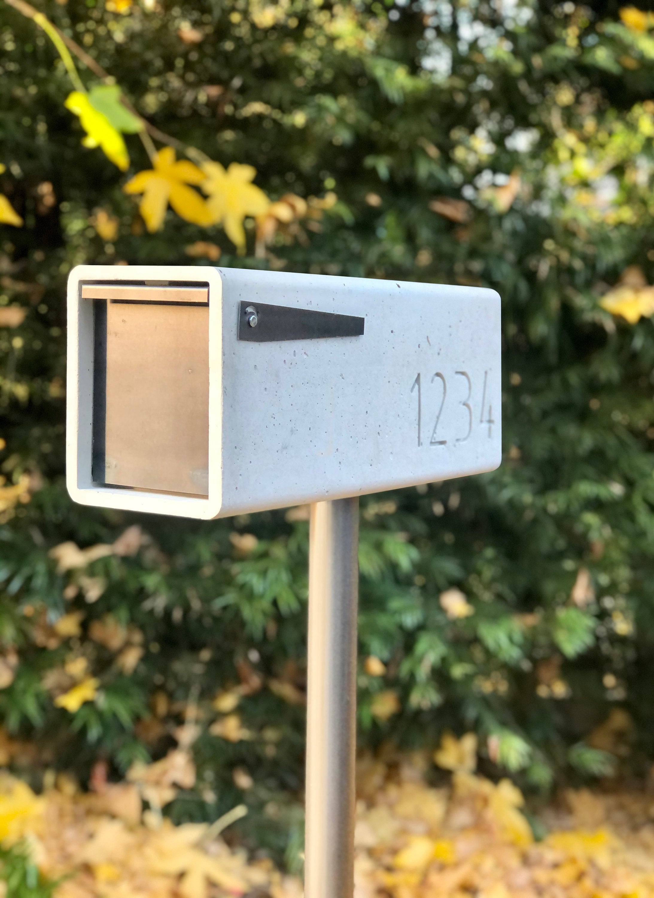 Tidal Mailbox Custom Handmade Concrete Mailbox Etsy