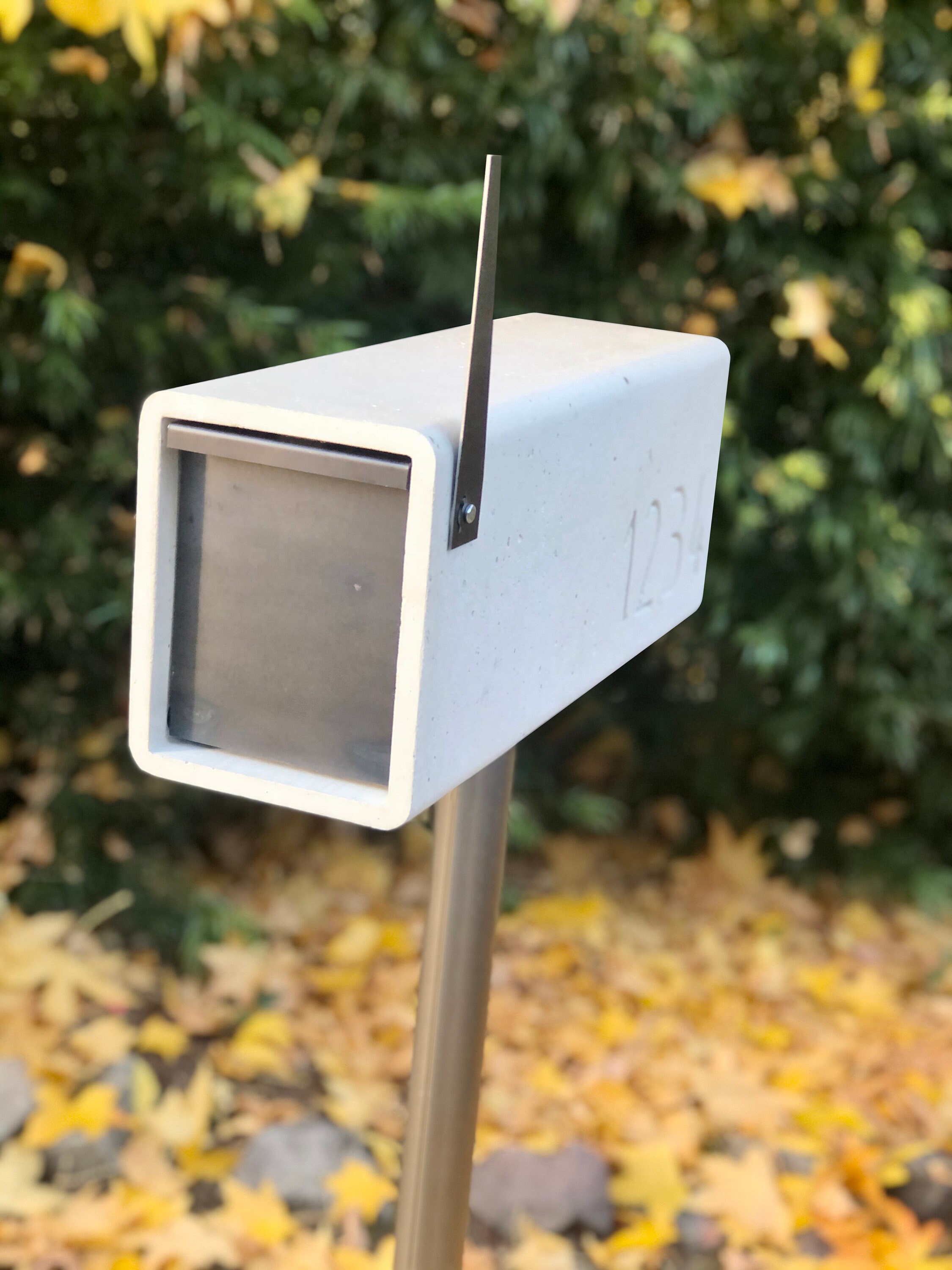 Tidal Mailbox Custom Handmade Concrete Mailbox Etsy