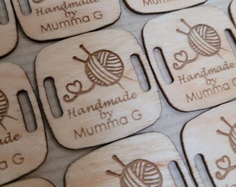 Personalised Tags, Handmade Tags, Knitting, Crochet, Sewing, Custom Tag