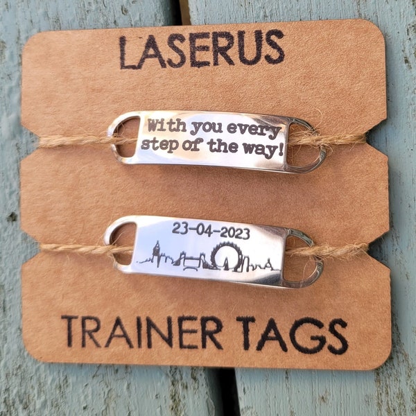 Trainer Tags - ICE Trainer Tags - Medical Alert - ICE Boot Tags - Personalised Medical Tags