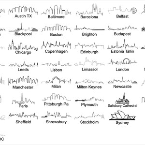 Trainer Tags - Couch to 5k - Marathon training - Gift for runner - Personalised metal shoe tags - London Marathon - Parkrun - Skyline image 2